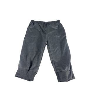 Womens Gray Jogger sweat shorts Size L